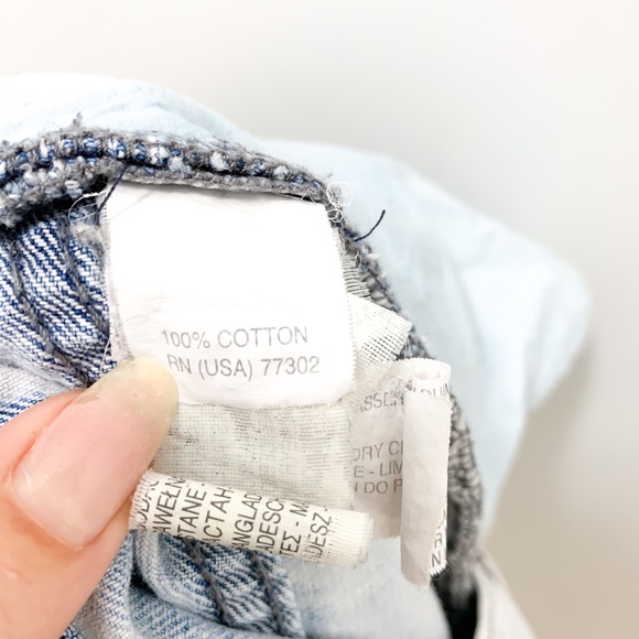 SOLD - ZARA DENIM SHORTS HIGH WAISTED - Picture 10 of 11